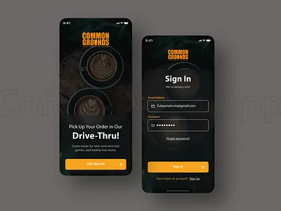 Coffee Order App - UI/UX Designs adobe app ui app ui ux bit coin block chain branding coffee app creative agency creative design creative ui designs design figma figma community figma design minimal mobile ui app order app ui ux ui ux design website