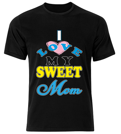 Mother's day typography t shirt ( Black) 3d branding design graphic design illustration logo typography ui ux vector