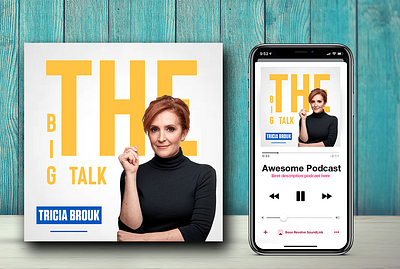 Podcast Cover - The Big Talk adobe art cover art designing graphic design photoshop podcast podcast cover podcast design