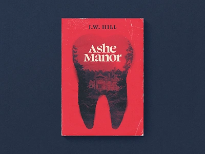 Ashe Manor - Book Cover ashe manor ben stafford book book cover design eerie geometric gritty illustration mystery teeth texture thriller tooth