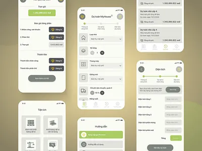 Estimation Construction Cost app ui ux