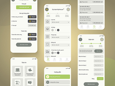 Estimation Construction Cost app ui ux
