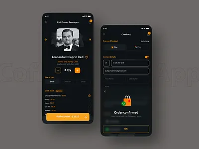 Coffee Order App - UI/UX Designs adobe adobe xd app bit coin branding creative creative agency creative design creative direction crypto currency design figma figma community figma design minimal minimalist mobile app ui ui ux ui ux design
