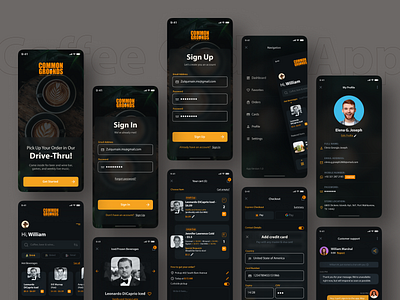 Coffee Order App - UI/UX Designs adobe adobe xd app ui bit coin block chain branding creative creative design creative direction crypto currency design figma figma community figma design minimal ui ux ui ux design uidesign uiux uxdesign