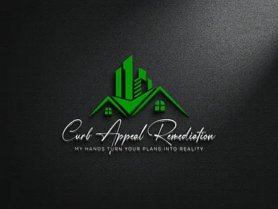 Real Estate logo and complete branding for Curf Appral. and branding branding contraction logo graphic design logo real estate real estate logo realtor logo signature logo vector