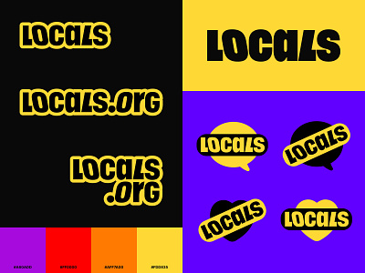 Locals 2023 brand identity brand system branding logo logo design logotype style guide trends