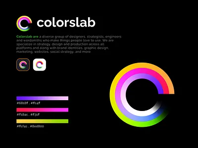 colorslab logo-design and branding agency logo app icon brand identity branding clogo colorful creative agency design design agency graphic design letter c logo logo logo design logos minimal minimalist modern logo vector