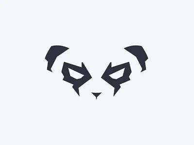 Flash Panda Logo flat minimal logo logo