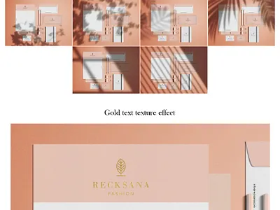 Stationary Mockup with Shadow #7 app branding design graphic design illustration logo typography ui ux vector