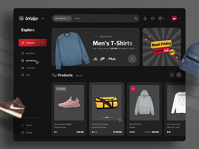Belzioo - Ecommerce Website 😍 cart dark dashboard design e commerce ecommerce header landing page landingpage onile store shop shopping app trend ui uidesign uiux web web design web site website