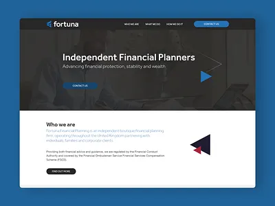 Fortuna Finance accountant accountants accounting advisors business finance financial financial planning investing investments law legal lending loans mortgage planners ux wealth web design website design