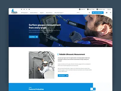 Cygnus Instruments construction ecommerce guaging industrial measuring technologies testing tool tools ultrasonic thickness gauging underwater website design woocommerce