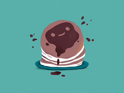 Spooky Breakfast — Pancakes breakfast digital illustration food food illustration illustration pancakes procreate spooky