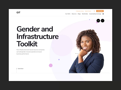 GIT. Homepage composition design toolkit typography ui web website