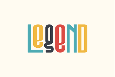 Legend. design graphic design illustration typography