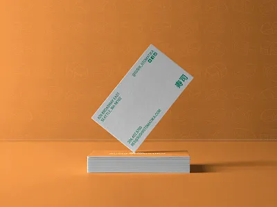 Sushi Logo and Business Cards branding design food identity illustration logo logo design restaurant sushi typography vector