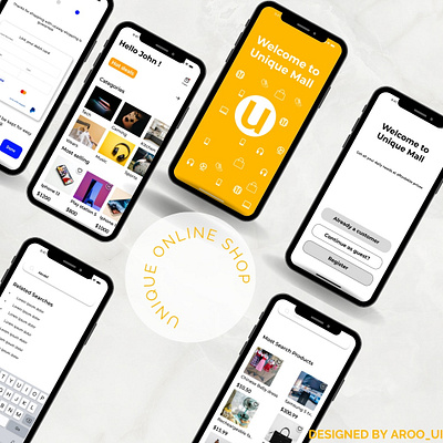 Unique mall app branding design figma graphic design illustration logo ui ux web design