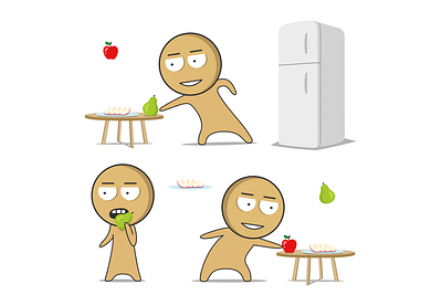 Fruit Clipart, Food Party Clipart, Characters clipart, Cute sweet