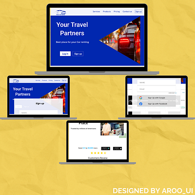 Car renting website app branding design figma graphic design illustration logo ui ux web design