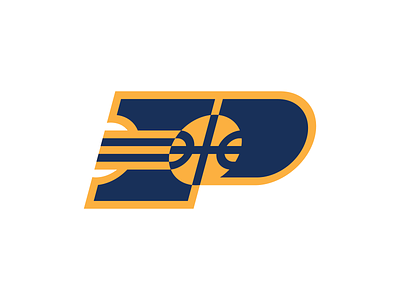 Indiana Pacers Concept Logo basketball indiana pacers nba pacers sports sports logo