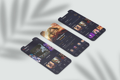 King Movie - Streaming Service design interface mobile app movie new ui user experience user interface ux web app