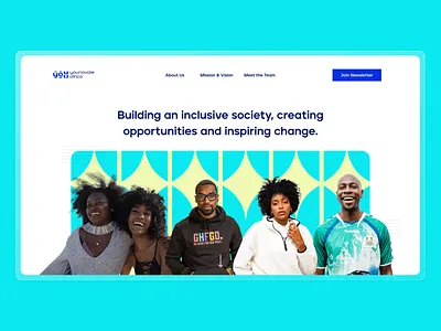 Younnovate Africa: Landing Exploration I design ui ux