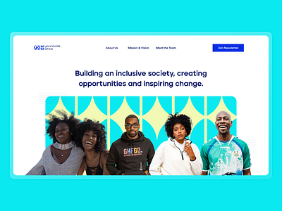 Younnovate Africa: Landing Exploration I design ui ux