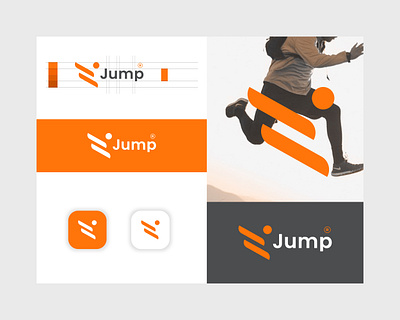 Athletic and sports games logo design branding abstract athlete branding champion game icon jump logodesgin logotype marketing modern run runner speed sport sportsman symbol web winner
