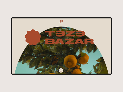 Teze Bazar. Website — Home branding design grid layout logo market ui web