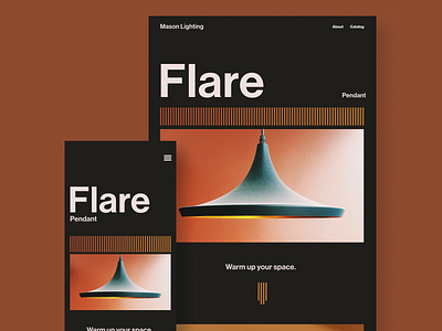 Flare - Hero branding color design flare graphic design illustration lighting logo mobile product design ui ux vector web design