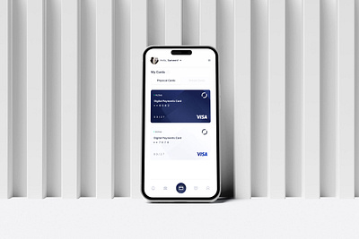 Minimal Mobile Banking App UI Design | Card App Design app app design app ui apple clean ui design ios iphone minimal modern ui ux white app