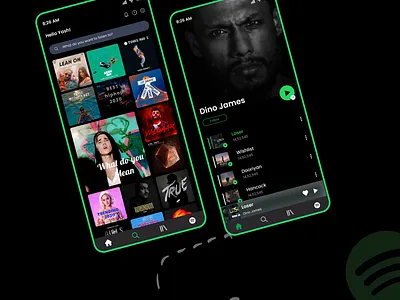 Spotify App Redesign Challenge application branding figma ui uiux