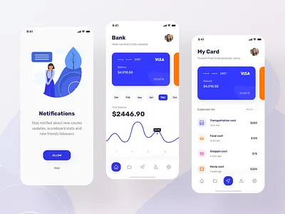 Finance App - Ui Exploration app design balance page bank banking app card chart clean design credit card crypto fintech illustration ios mobile app design nft product design stats tracking app transaction ui wallet