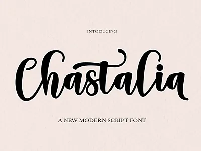 Chastalia Script beautiful branding calligraphy cards classic design elegant fashion font graphic design illustration logo lovely modern stylistic wedding