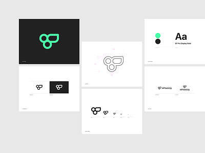 Virtuozzy, logo for music app app brand brandbook branding composer compositions design desktop editor graphic design green identity logo mobile music symbol typography vector virtual web