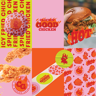 Cluckin Good Chicken Fried Chicken Brand Packaging Icons #3 3d art artwork brand identity branding chicken design digital art digital illustration fast food fast food icons free fried graphic design icon pack illustration logo mockups packaging ui