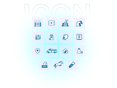 Icons adobeillustrator adobexd equine horse icons race ui