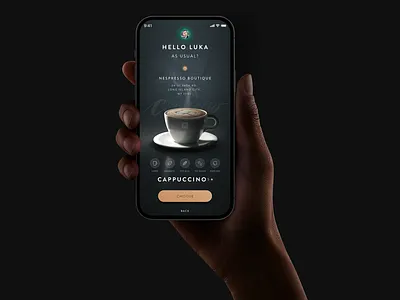 Coffee App app coffee design drinks food interactive interface ui