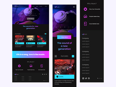 Music streaming app app branding design design idea digital graphic design illustration logo music playlist music streaming app ui ui design ux design vector