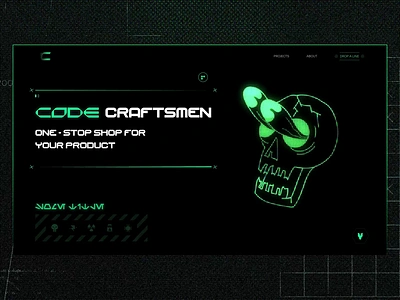 CodeCraftsmen // Website & Illustrations animated animation blacklead blacklead studio development home page illustration main main screen mobile motion graphics portfolio portfolio site project transition ui ux web website