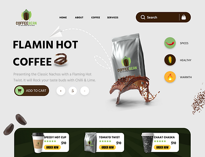 Coffee Bean Landing Page