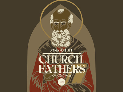 Church Fathers on Christmas bible biblical branding christian christmas church design father fathers illustration minimal new testament old testament prophet theological vector