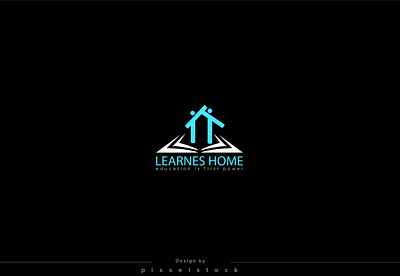 Learnes home logo logo logo design