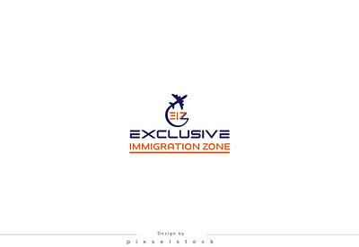 Exclusive immigration zoon travel logo logo logo design travel logo