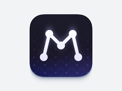 Matter Icon app icon app store icon branding design icon illustration ios app ios app icon iphone logo m sketch theme ui vector