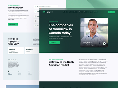 Program page template branding design gradient homepage minimal pastel service servicepage trending ui uidesign uiux uxui webdesign website website design