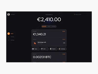 Swissblock // Wallet animation banking bitcoin branding clean crypto darkmod design fintech grid illustration interaction layout logo minimal motion ui ux wallet web
