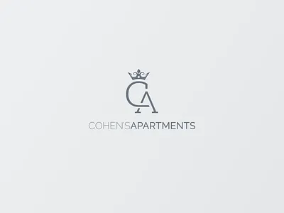 Cohen's Apartments Logo graphic design logo logo design luxury