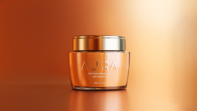 AURA Skincare Brand Identity Design 3d animation branding cosmetic design graphic design logo packaging packagingdesign product productdesign skincare visuelidentity