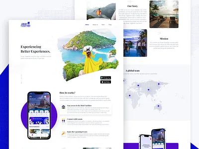 Website of Hospitality Platform android app dashboard best ui booking engagement holiday hospitality solution hotel hotels ios mobile app mobile ui modern tour tourist travel travel app uiux vacation web application